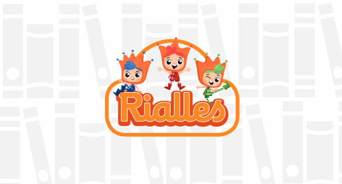 Logo del Pla lector del Projecte Rialles per a Infantil