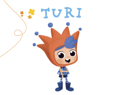 Turi, la mascota de la història de Rialles per a alumnes de 5 anys