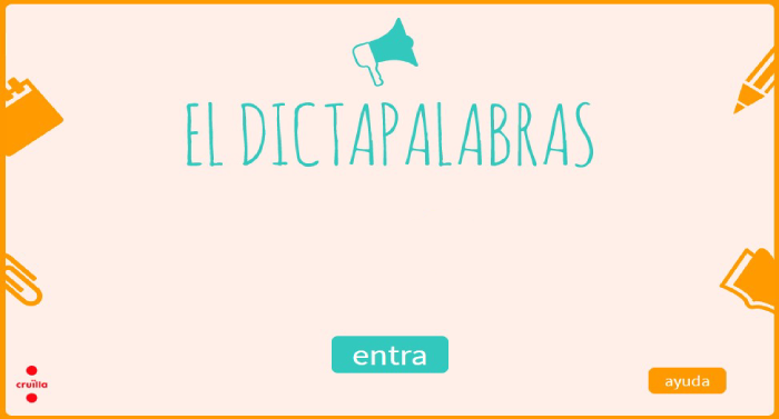 Activitat interactiva: Dictapalabras